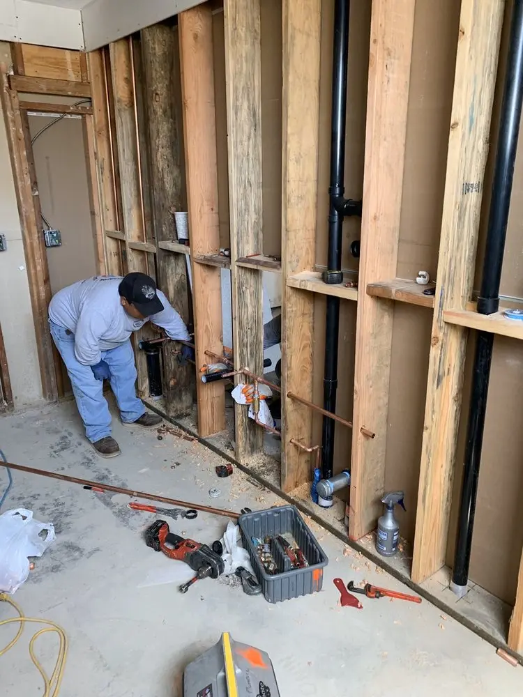 Commercial rough-in plumbing for Commercial Plumbing in Hopkinton